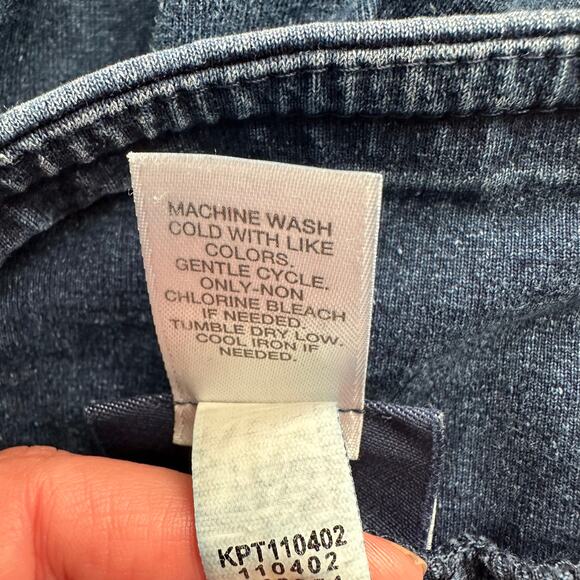 J. JILL Purejill Indigo Ankle Pull On Comfort Leggings Blue Size Medium Petite - Picture 8 of 8